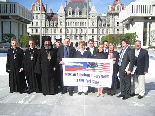 Delegation in Support of Russian-American History Month Visits Albany